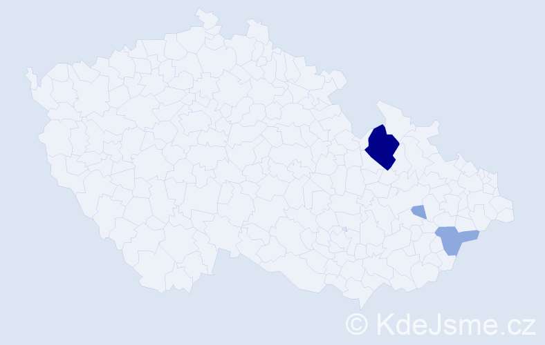 Příjmení: 'Klenotič', počet výskytů 12 v celé ČR