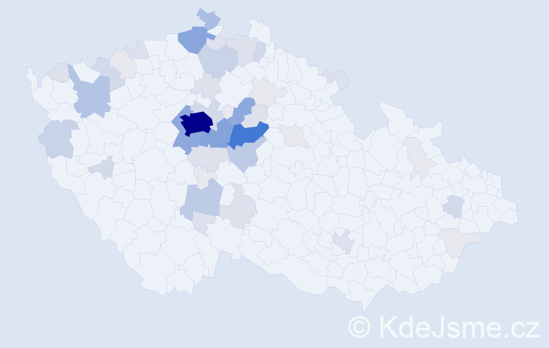 Příjmení: 'Nehasilová', počet výskytů 204 v celé ČR