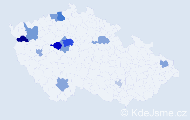 Příjmení: 'Filatova', počet výskytů 31 v celé ČR
