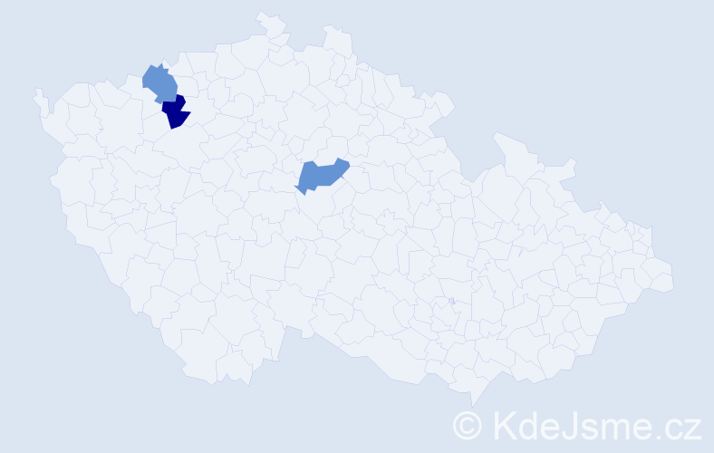 Příjmení: 'Legutková', počet výskytů 6 v celé ČR