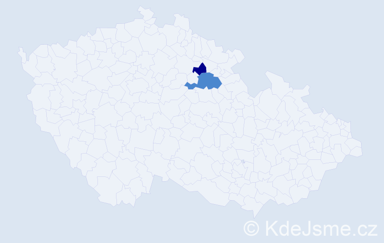 Příjmení: 'Doroba', počet výskytů 4 v celé ČR