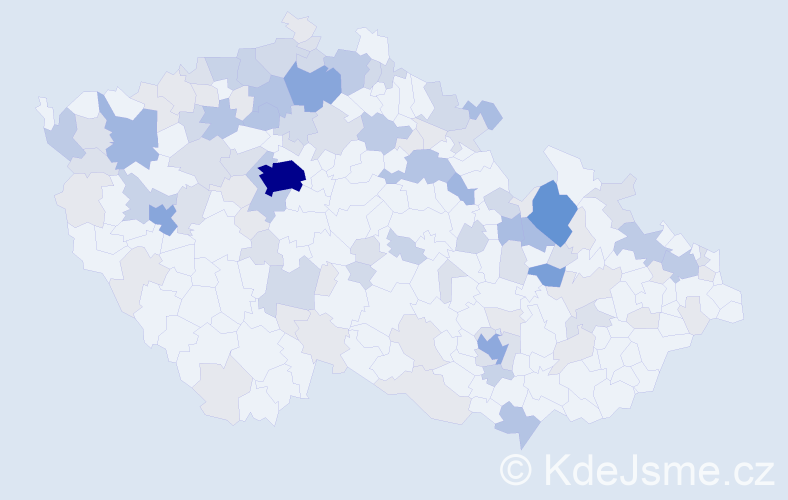 Příjmení: 'Vogel', počet výskytů 329 v celé ČR