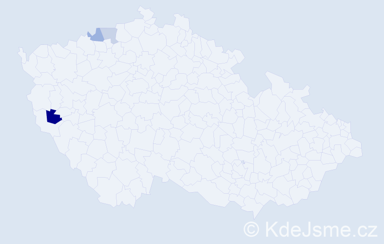 Příjmení: 'Landštoff', počet výskytů 4 v celé ČR