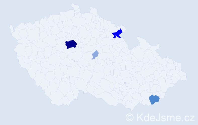 Příjmení: 'Rummelová', počet výskytů 14 v celé ČR