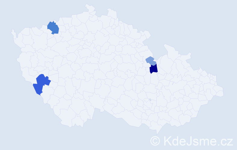 Příjmení: 'Grosskopf', počet výskytů 13 v celé ČR