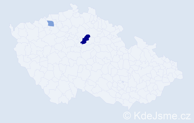 Příjmení: 'Růžinová', počet výskytů 3 v celé ČR
