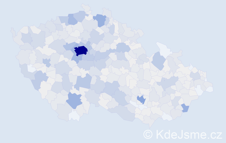 Příjmení: 'Strnad', počet výskytů 4451 v celé ČR