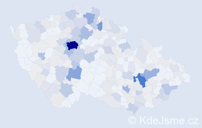 Příjmení: 'Buriánková', počet výskytů 973 v celé ČR