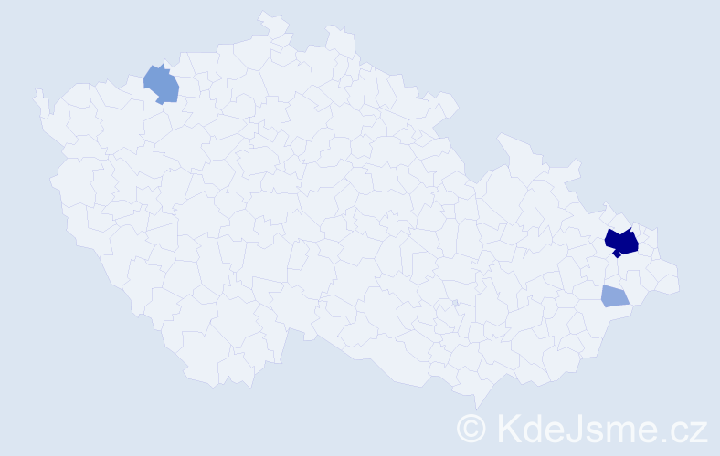 Příjmení: 'Burakowski', počet výskytů 10 v celé ČR