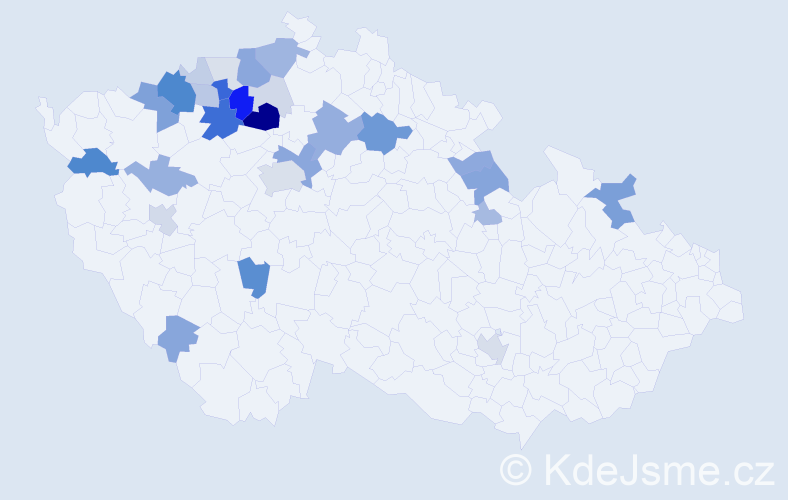 Příjmení: 'Šifalda', počet výskytů 86 v celé ČR