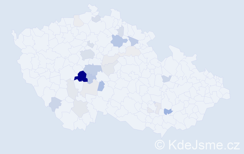 Příjmení: 'Bezkočková', počet výskytů 68 v celé ČR