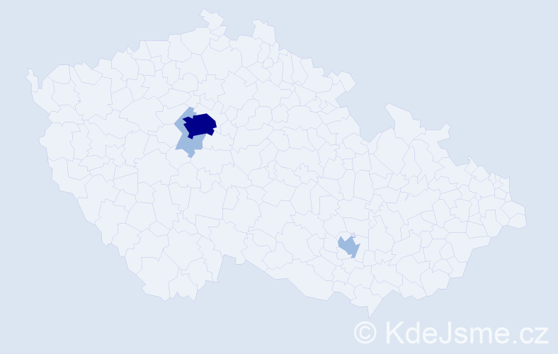 Příjmení: 'Ployer', počet výskytů 6 v celé ČR