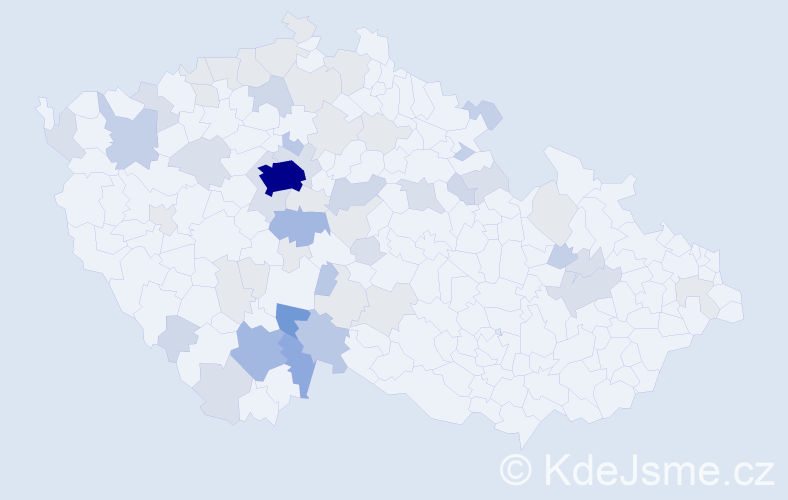 Příjmení: 'Nouzová', počet výskytů 168 v celé ČR