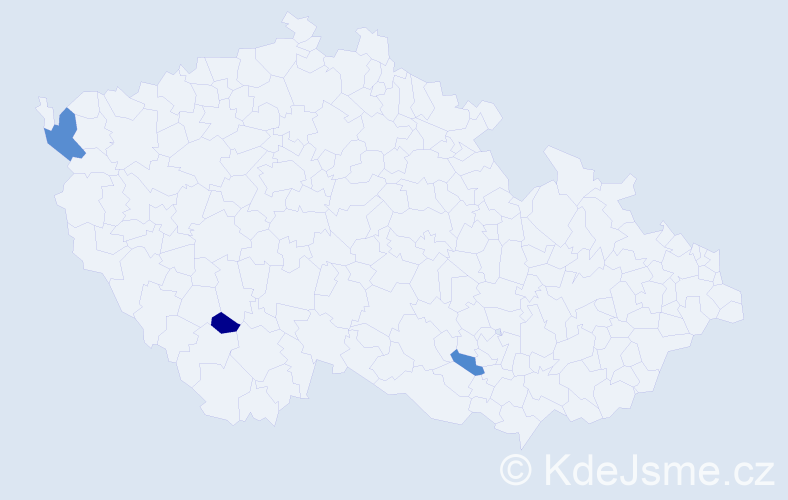 Příjmení: 'Filipin', počet výskytů 4 v celé ČR