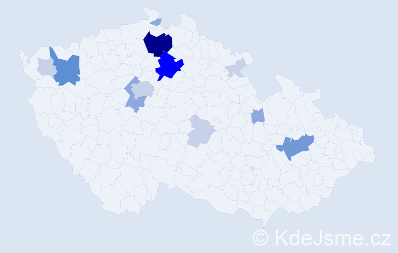 Příjmení: 'Flusek', počet výskytů 41 v celé ČR