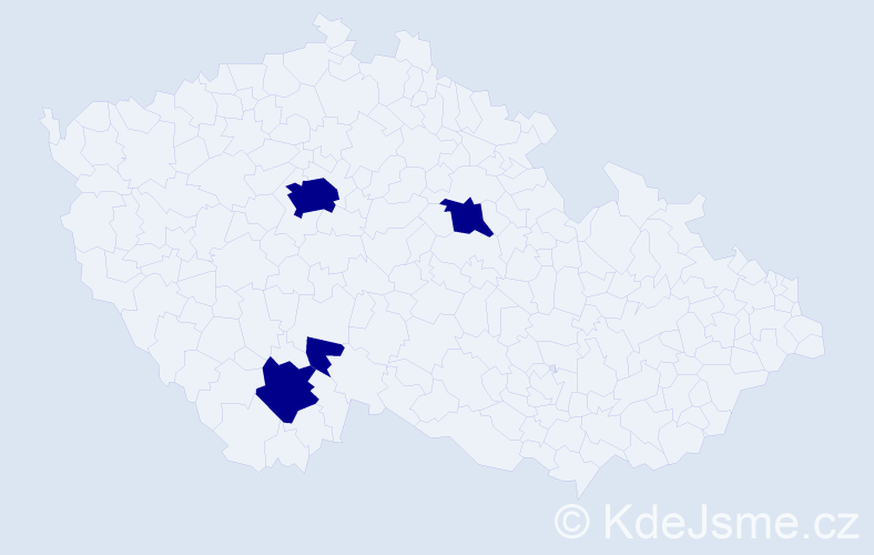 Příjmení: 'Marinčić', počet výskytů 4 v celé ČR