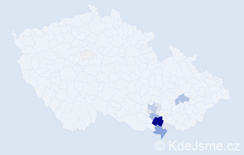 Příjmení: 'Ryzá', počet výskytů 41 v celé ČR
