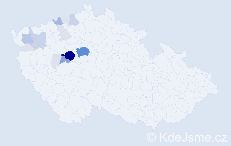 Příjmení: 'Zbuzková', počet výskytů 59 v celé ČR