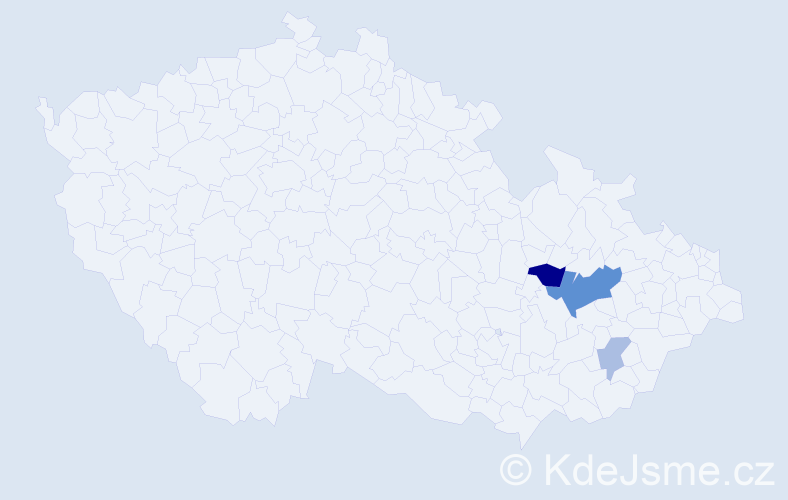 Příjmení: 'Neischl', počet výskytů 7 v celé ČR