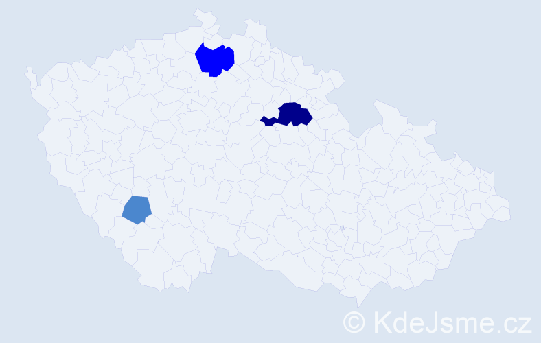Příjmení: 'Honosek', počet výskytů 11 v celé ČR