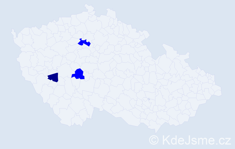 Příjmení: 'Butserka', počet výskytů 5 v celé ČR
