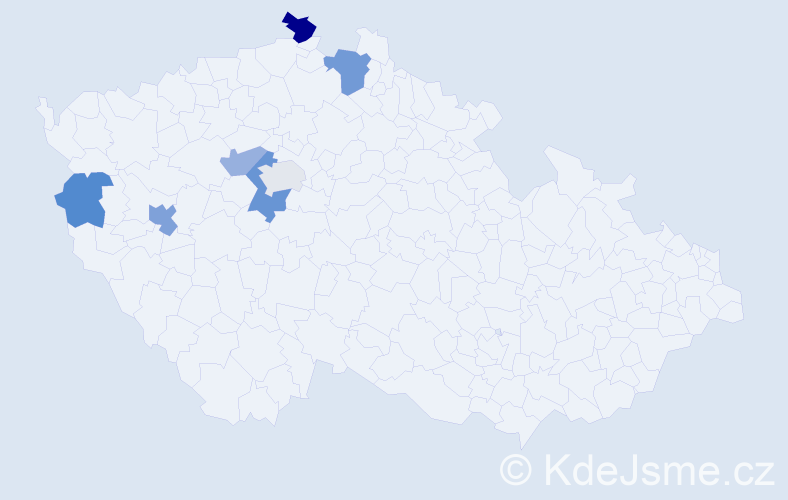 Příjmení: 'Balkovský', počet výskytů 11 v celé ČR