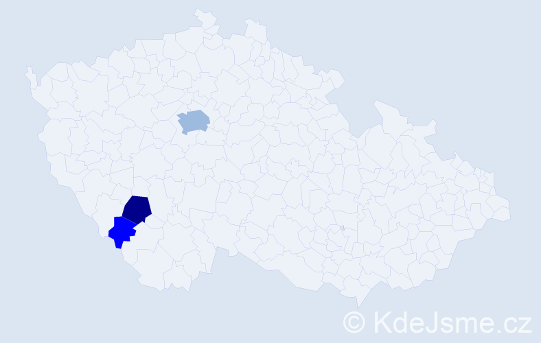 Příjmení: 'Maránek', počet výskytů 8 v celé ČR