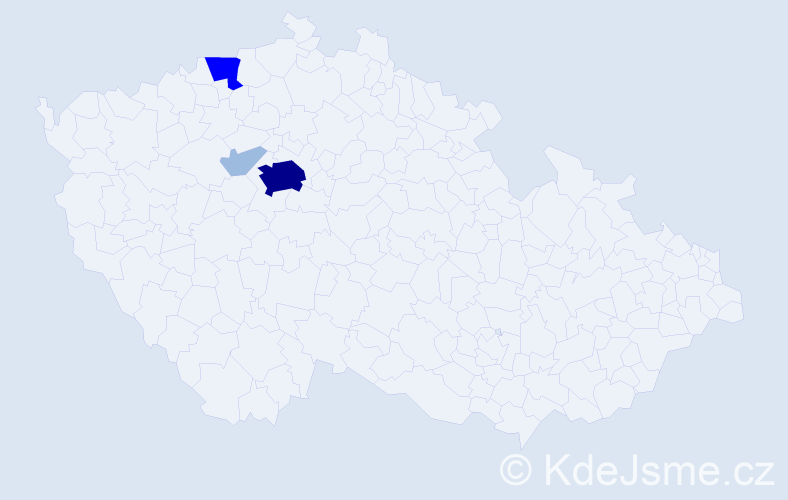 Příjmení: 'Kautznerová', počet výskytů 8 v celé ČR