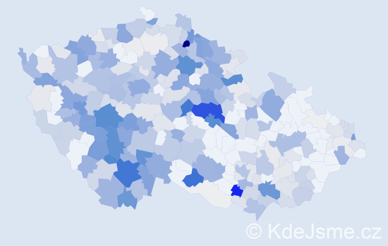Příjmení: 'Dubský', počet výskytů 1418 v celé ČR