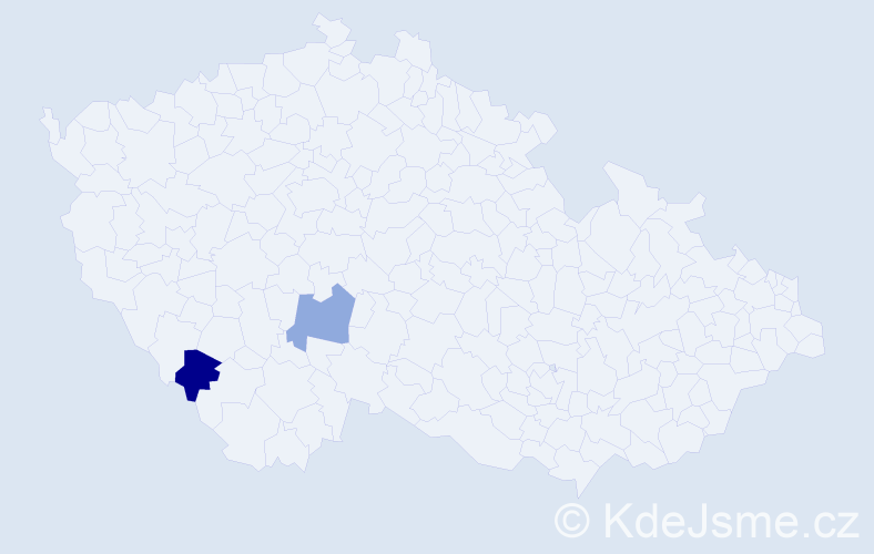 Příjmení: 'Spirek', počet výskytů 9 v celé ČR