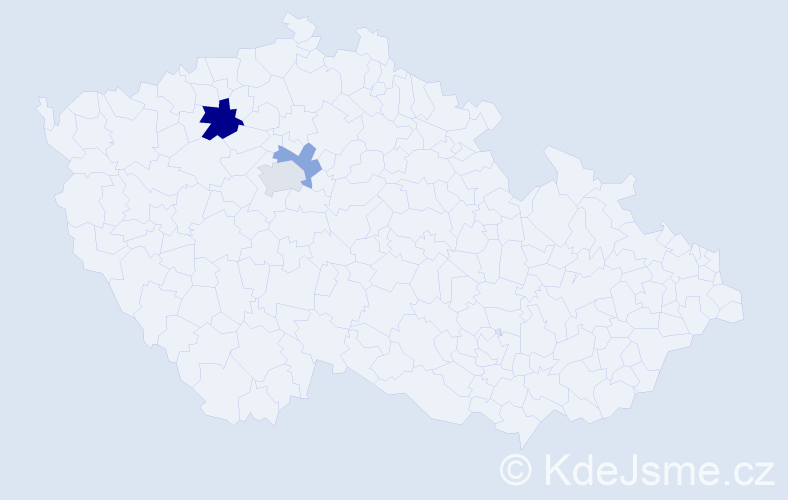 Příjmení: 'Hejzlová', počet výskytů 10 v celé ČR