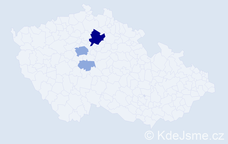 Příjmení: 'Brunč', počet výskytů 8 v celé ČR