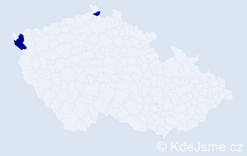 Příjmení: '"Trinh Thu"', počet výskytů 2 v celé ČR