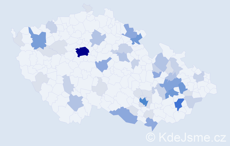 Příjmení: 'Siegel', počet výskytů 157 v celé ČR