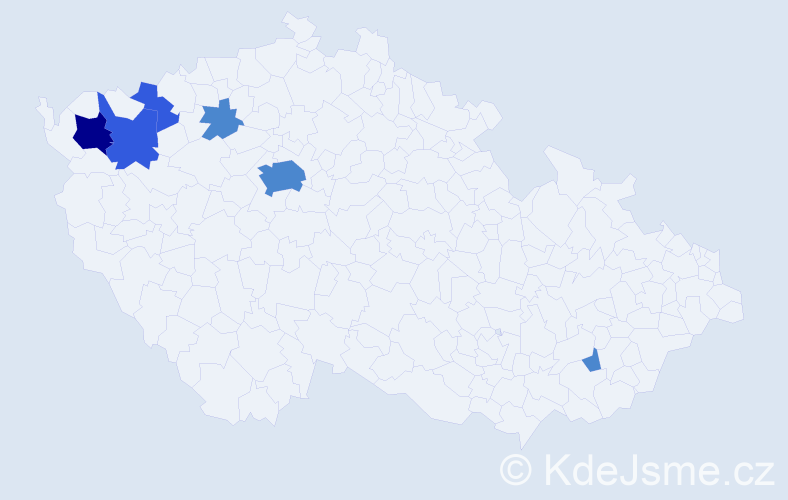 Příjmení: 'Slivkanič', počet výskytů 17 v celé ČR