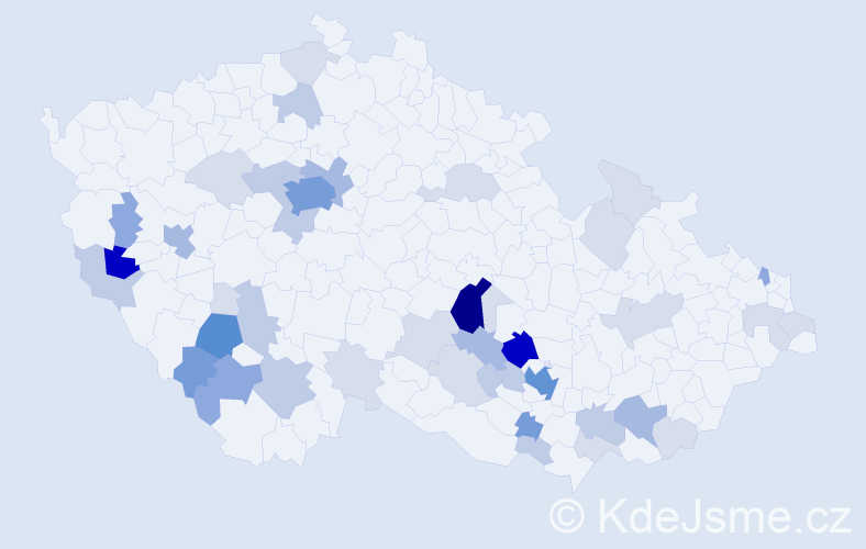 Příjmení: 'Matulková', počet výskytů 150 v celé ČR