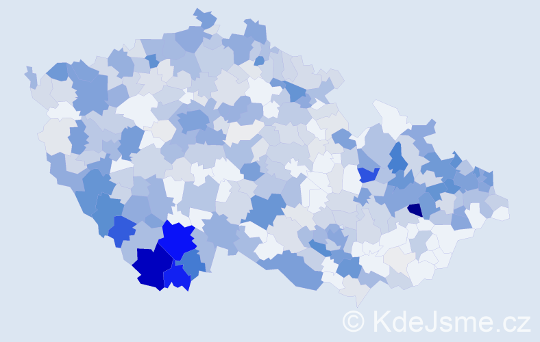 Příjmení: 'Schwarzová', počet výskytů 1467 v celé ČR