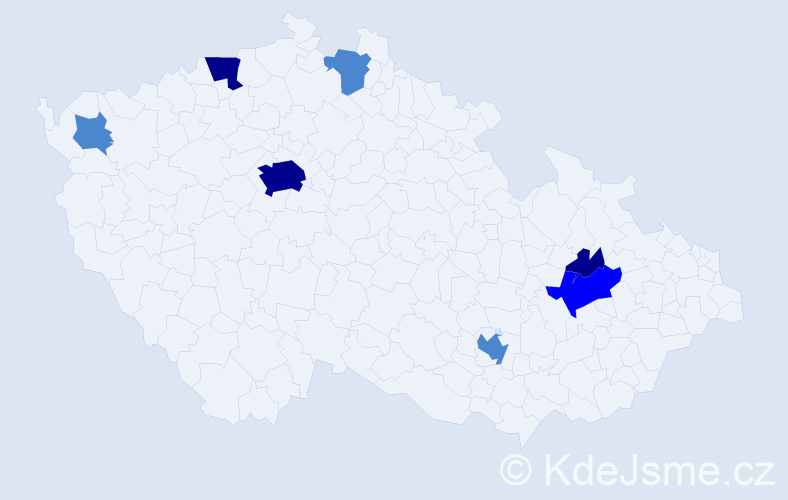 Příjmení: 'Lichtenstein', počet výskytů 14 v celé ČR