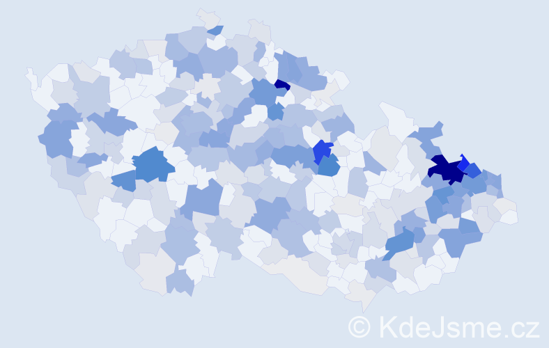 Příjmení: 'Stoklasová', počet výskytů 1137 v celé ČR