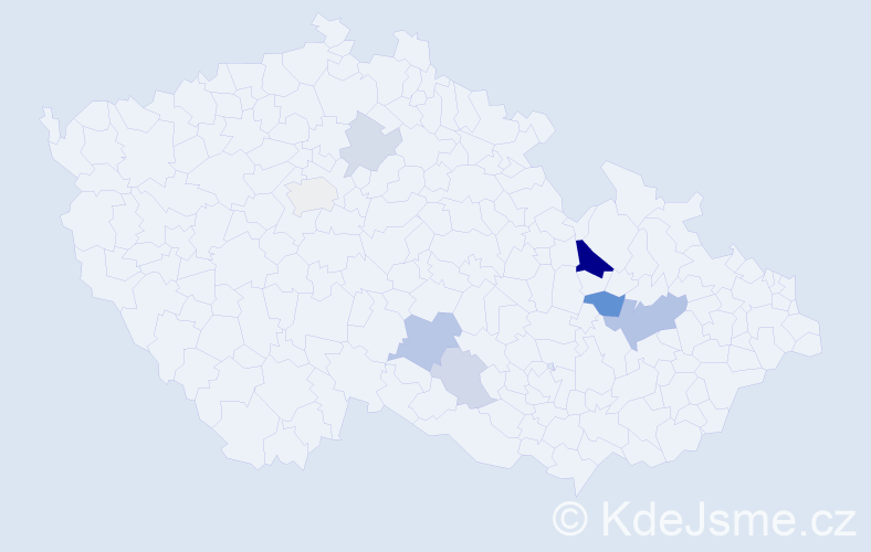 Příjmení: 'Focherová', počet výskytů 17 v celé ČR