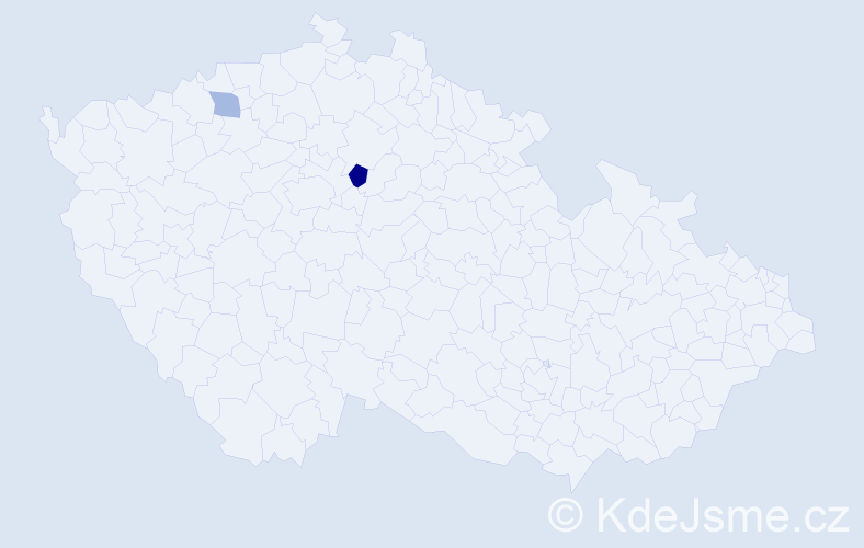Příjmení: 'Küblbeková', počet výskytů 3 v celé ČR