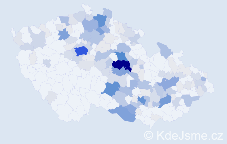 Příjmení: 'Pecinová', počet výskytů 616 v celé ČR