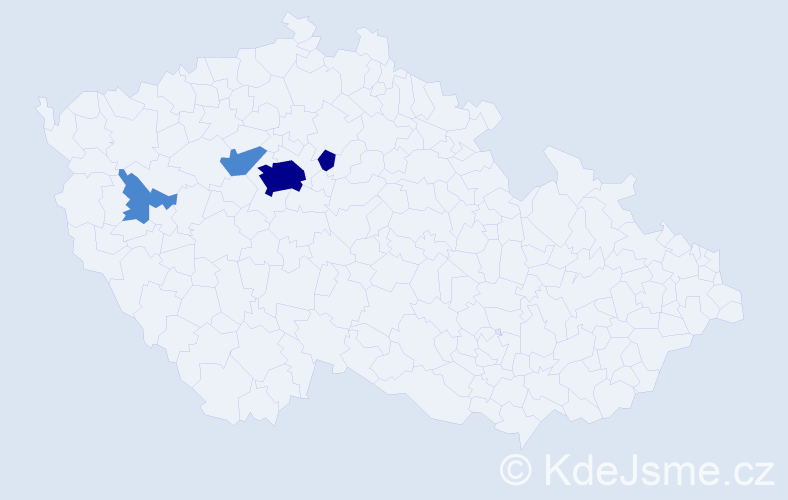 Příjmení: 'Hryhorchuk', počet výskytů 8 v celé ČR