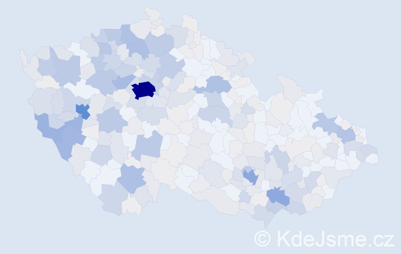 Příjmení: 'Cibulka', počet výskytů 1357 v celé ČR