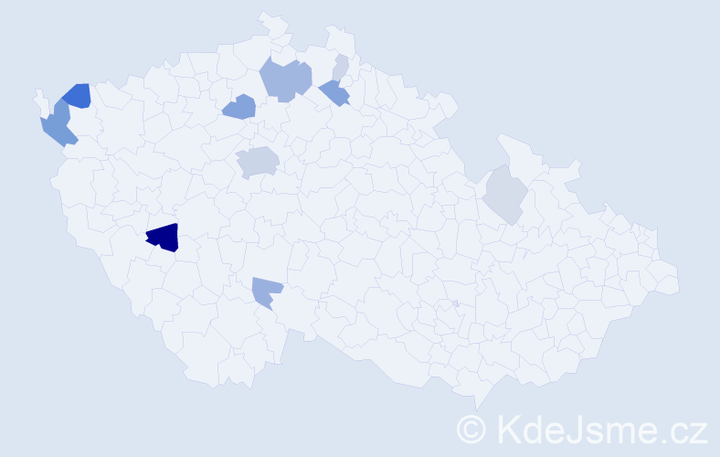 Příjmení: 'Hornek', počet výskytů 32 v celé ČR