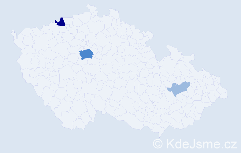 Příjmení: 'Masičová', počet výskytů 7 v celé ČR