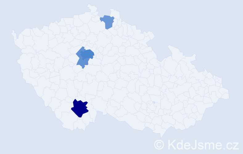 Příjmení: 'Rivera', počet výskytů 14 v celé ČR