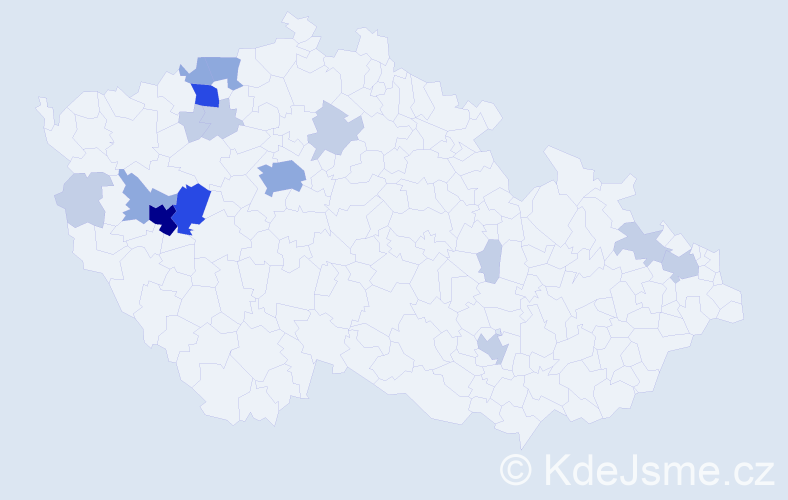 Příjmení: 'Basák', počet výskytů 41 v celé ČR