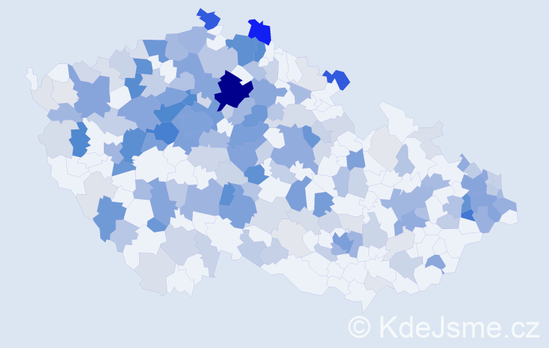 Příjmení: 'Kellerová', počet výskytů 662 v celé ČR