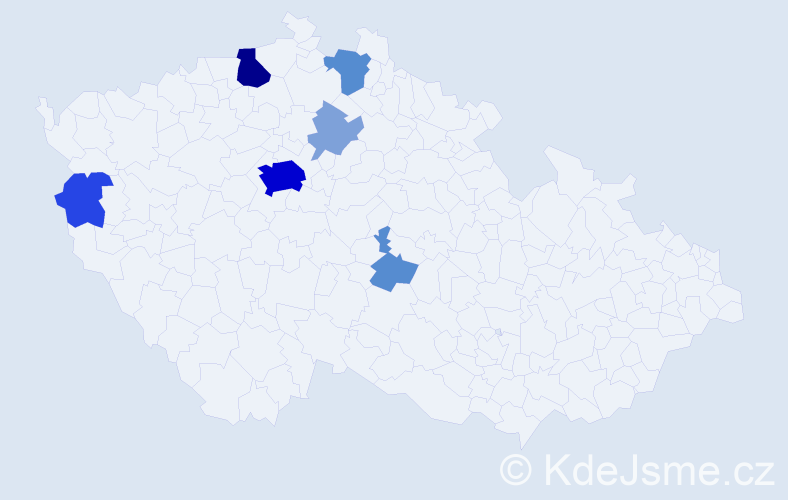 Příjmení: 'Eislerová', počet výskytů 34 v celé ČR